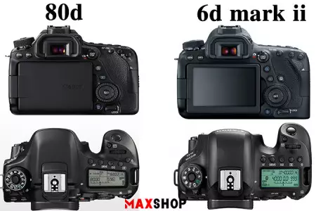 دوربین 80d در مقابل دوربین 6d mark ii